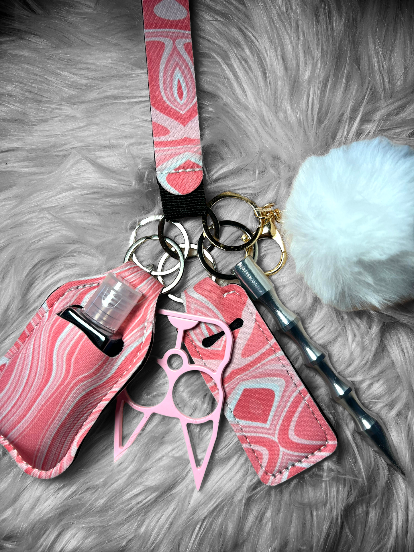 Classy self defense keychain