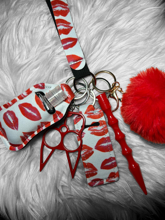 Kiss N tell self defense keychain