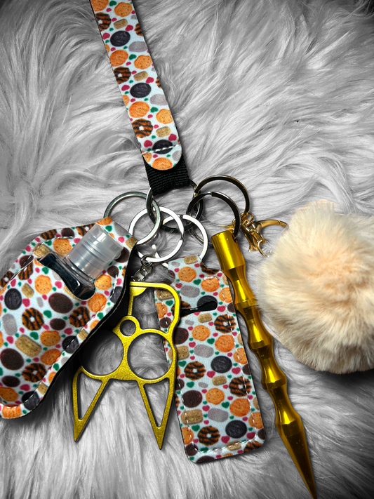 Donut Craze self defense keychain