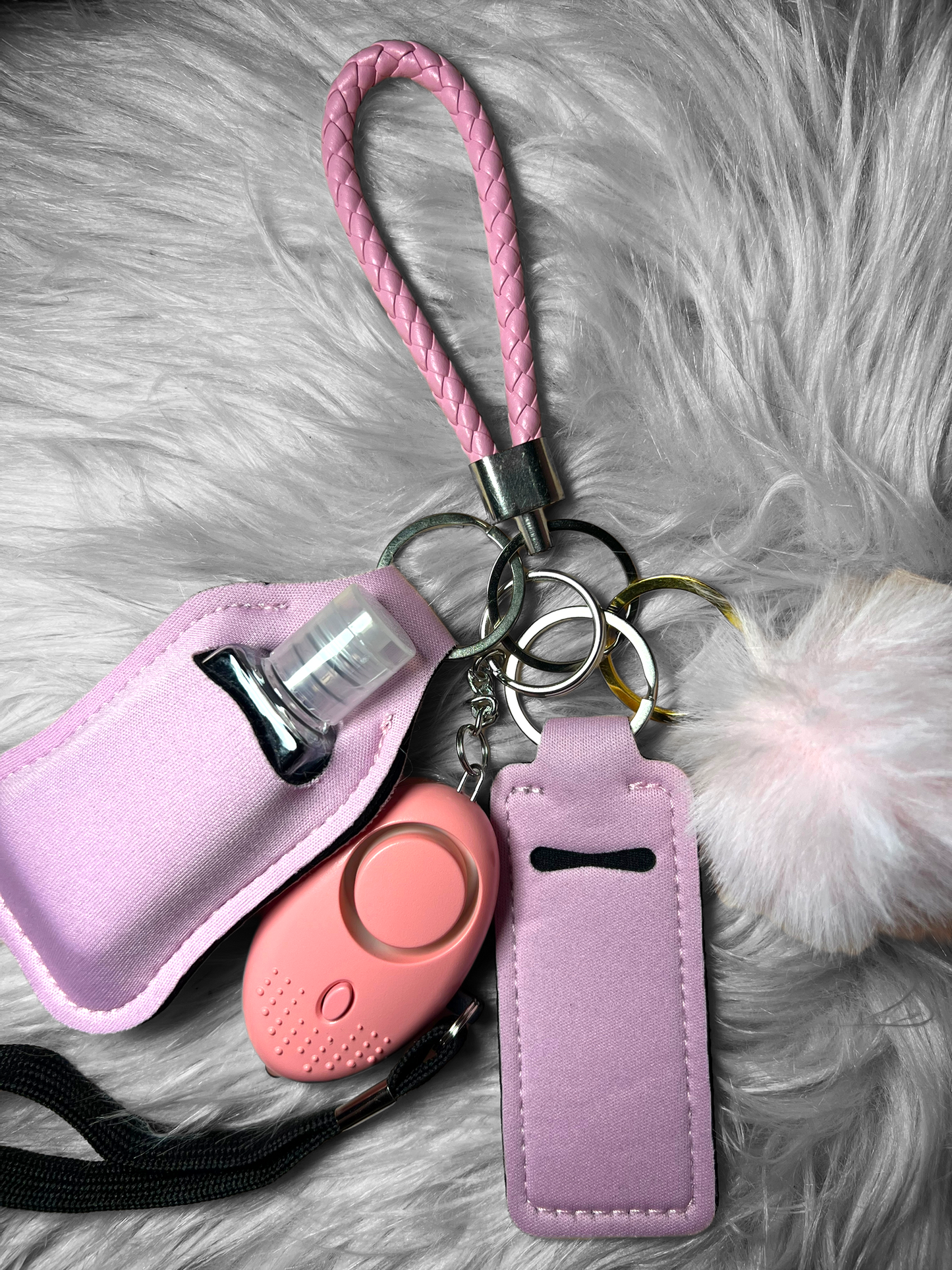 Barbie dream safety alarm keychain