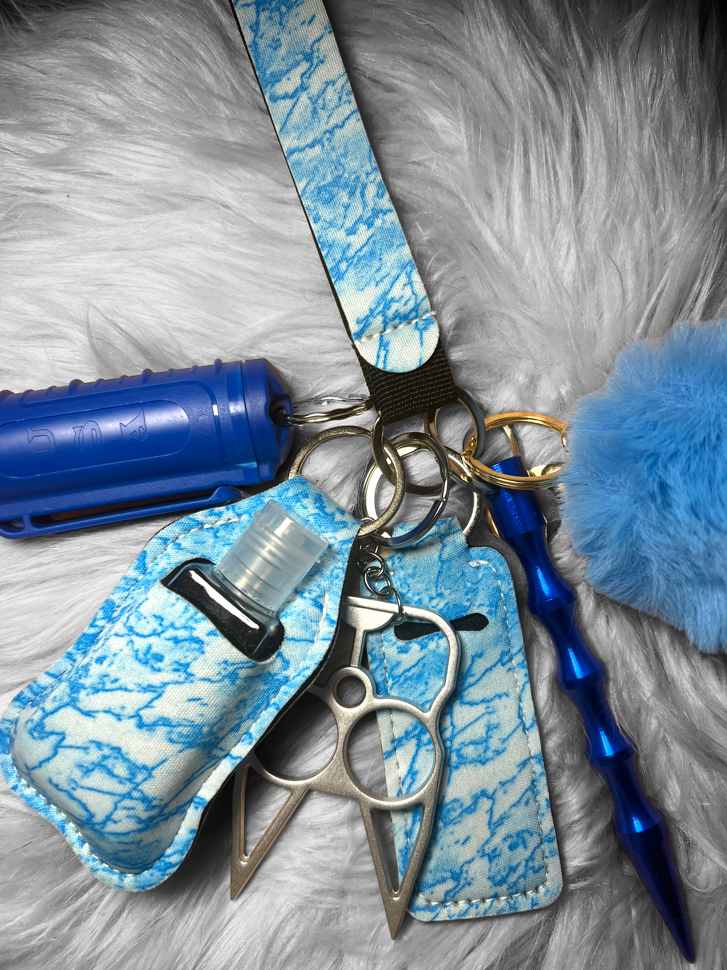 Winter Princess self defense keychain