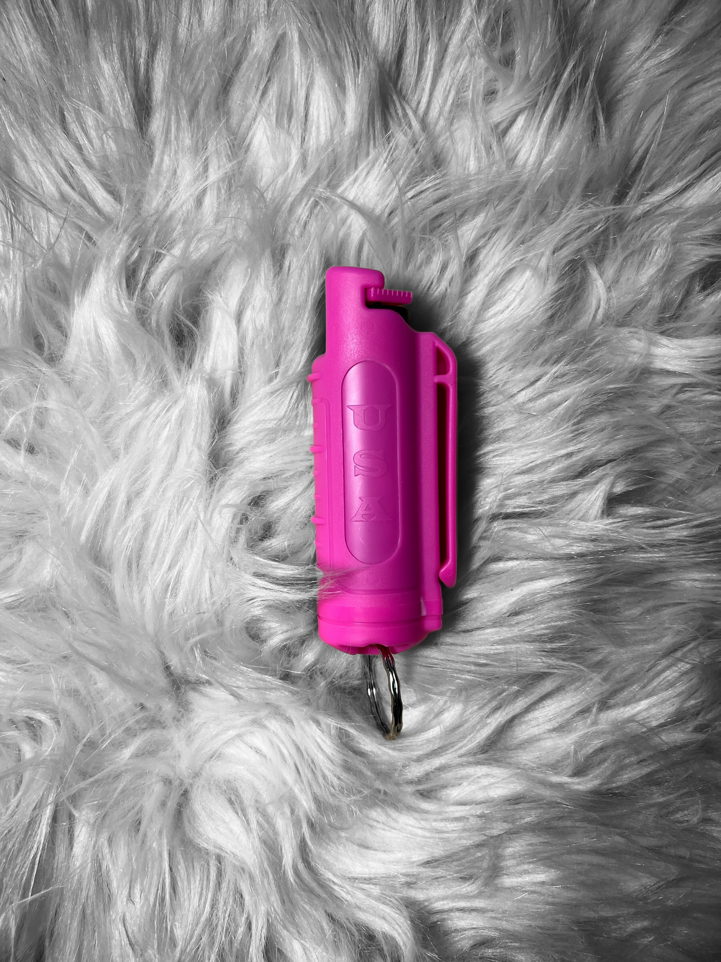 Hot pink pepper spray