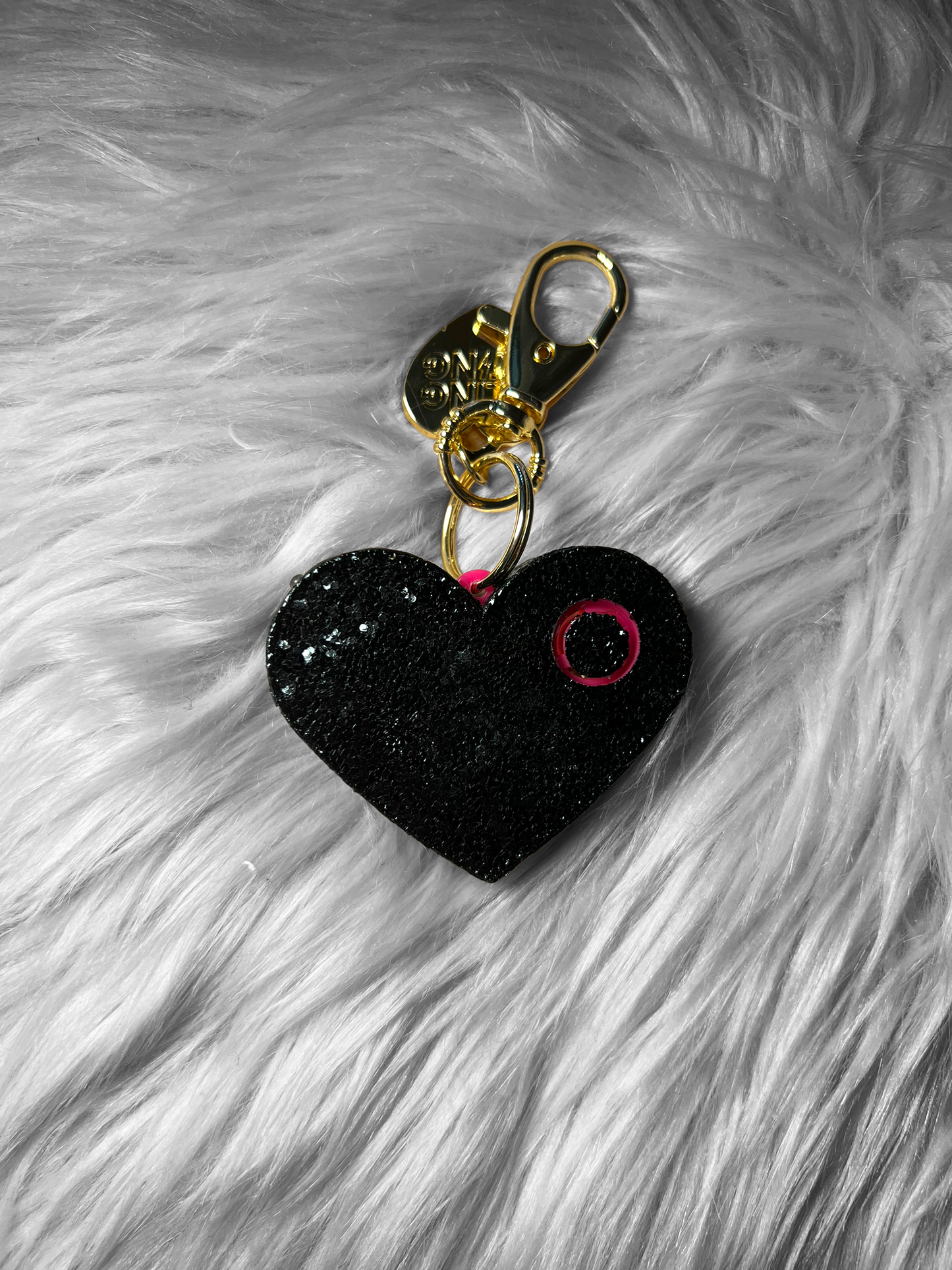 Black Glitter safety alarm