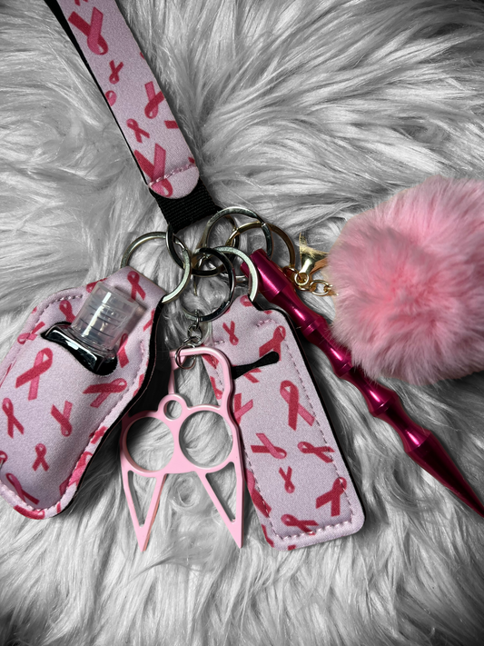 Ribbon Beauty self defense keychain