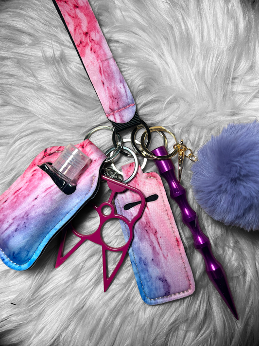 Lovely Lavender self defense keychain