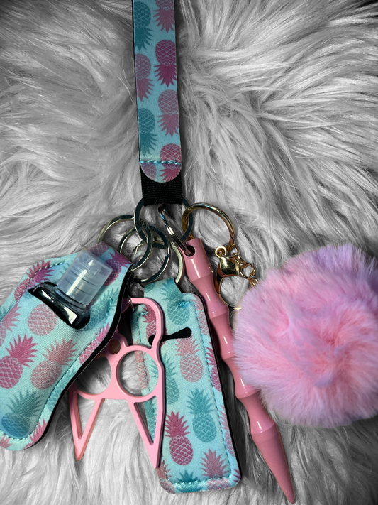 Pineapple Paradise self defense keychain