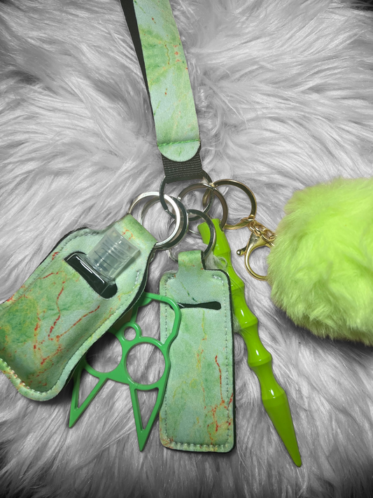 Green Goddess self defense keychain