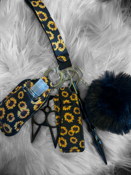 Floral Bliss self defense keychain